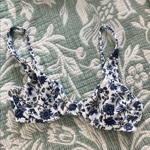Abercrombie & Fitch Blue and White Bikini